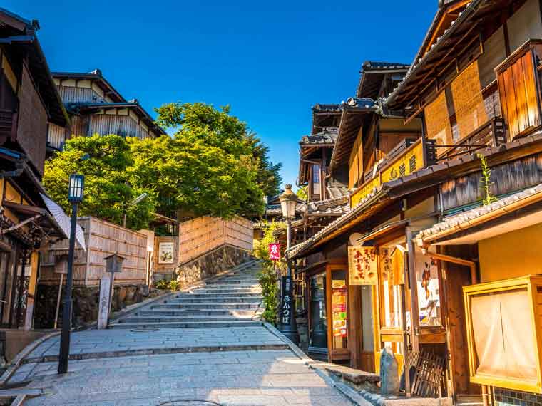 京都観光石畳の道