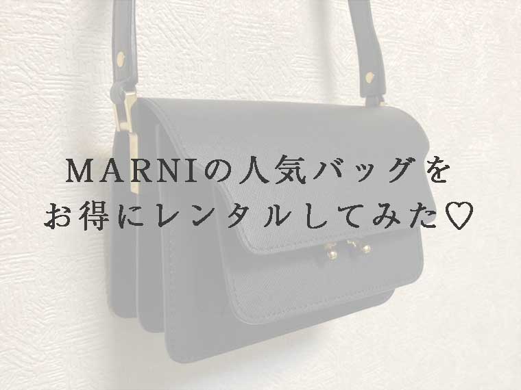 MARNI  マルニトランクバッグ